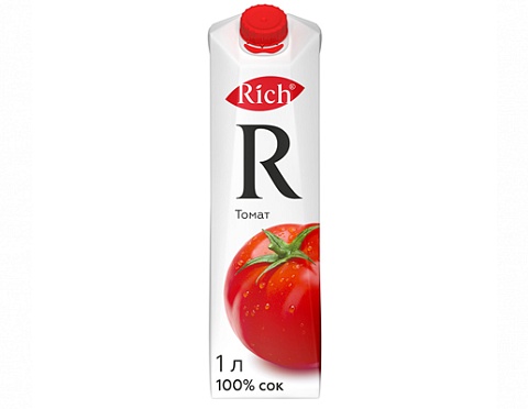 Сок томатный Рич 1 литр