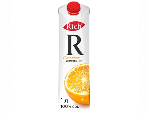 Сок апельсиновый Рич 1 литр